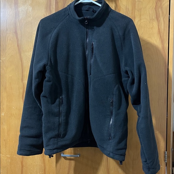 Eddie Bauer Charcoal Fleece Jacket - Picture 1 of 3